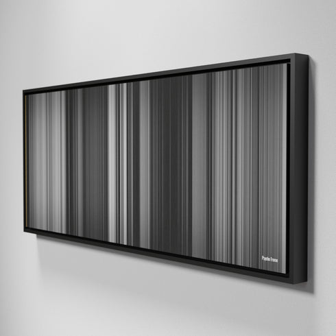 Side view of Framed Buff's of Psycho Frome on the wall