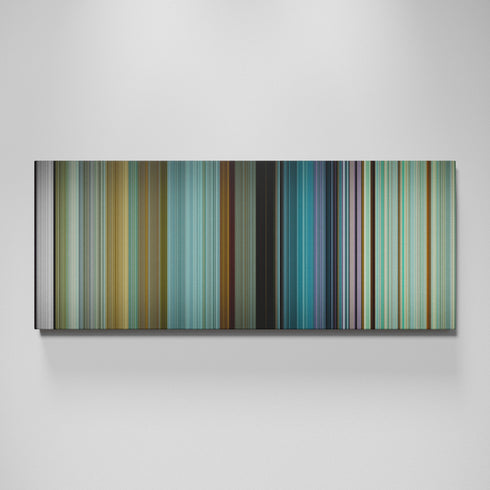 Squid Game: Red Light, Green Light movie canvas wall art - color palette print