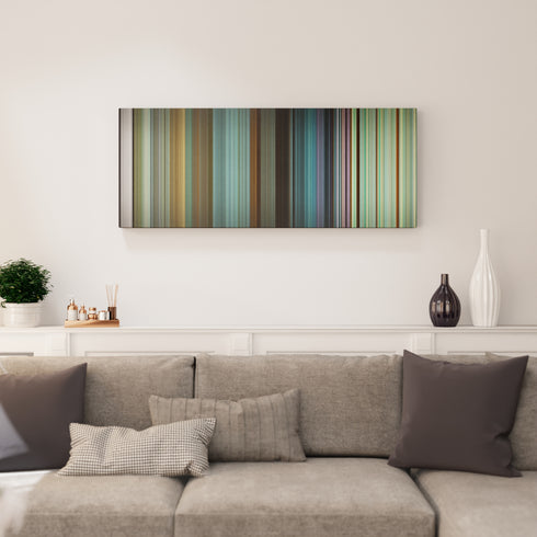 Squid Game: Red Light, Green Light canvas print in living room - film wall decor