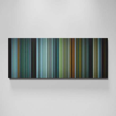 Squid Game: Hell movie canvas wall art - color palette print