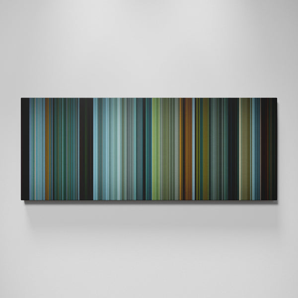 Squid Game: Hell movie canvas wall art - color palette print