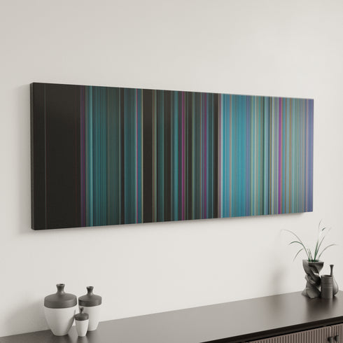 Squid Game: The Man with the Umbrella canvas art in modern interior - movie color palette