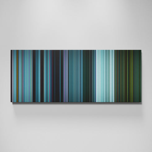 Squid Game: Stick to the Team movie canvas wall art - color palette print