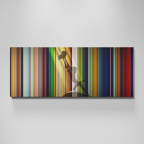 The Lion King movie canvas wall art - color palette print