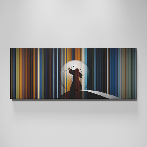 The Lord of the Rings: The Fellowship of the Ring movie canvas wall art - color palette print