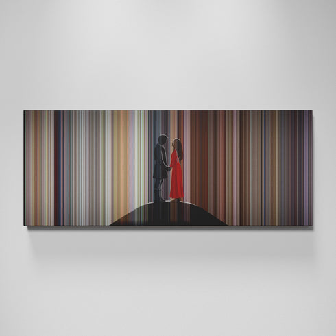 The Princess Bride movie canvas wall art - color palette print