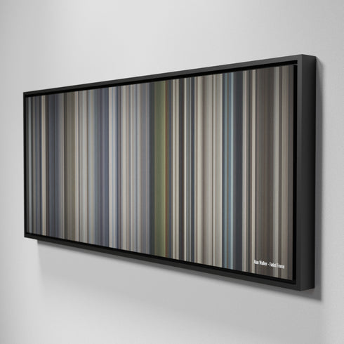 Side view of Framed Buff's of Alan Walker - Faded Frome on the wall