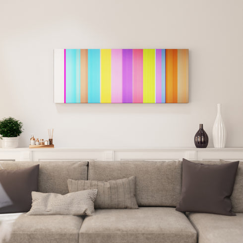 Living room interior with Pinkfong - Baby Shark Dance Frome on the wall