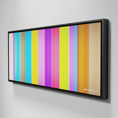 Side view of Framed Buff's of Pinkfong - Baby Shark Dance Frome on the wall