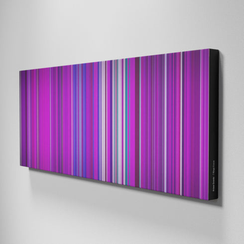 Side view of Buff's of Ariana Grande - 7 Rings Frome on the wall