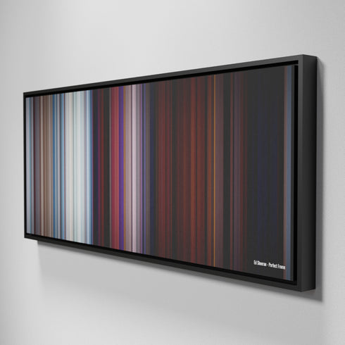 Side view of Framed Buff's of Ed Sheeran - Perfect Frome on the wall