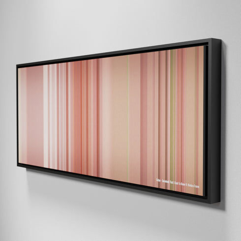 Side view of Framed Buff's of Gotye - Somebody That I Used To Know ft. Kimbra Frome on the wall