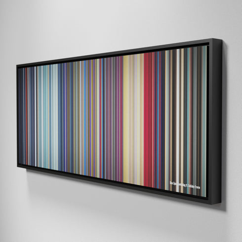 Side view of Framed Buff's of Dua Lipa - Levitating ft. DaBaby Frome on the wall