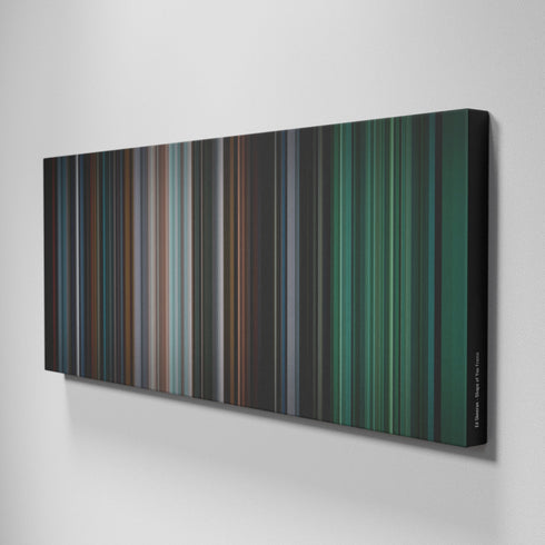 Side view of Buff's of Ed Sheeran - Shape of You Frome on the wall