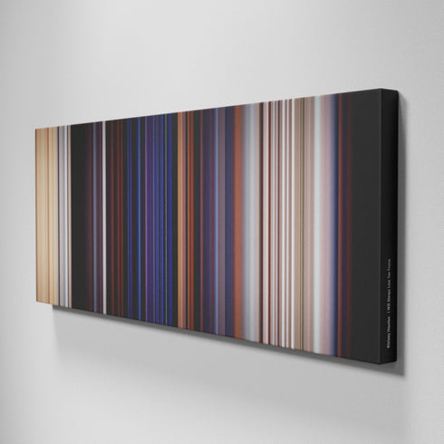 Side view of Buff's of Whitney Houston - I Will Always Love You Frome on the wall