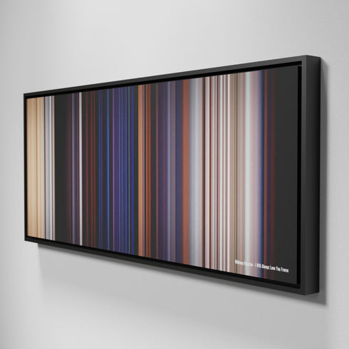 Side view of Framed Buff's of Whitney Houston - I Will Always Love You Frome on the wall