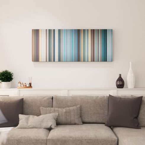 Living room interior with The Chainsmokers - Closer ft. Halsey Frome on the wall