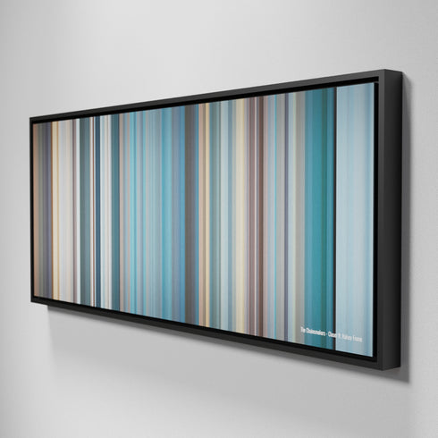 Side view of Framed Buff's of The Chainsmokers - Closer ft. Halsey Frome on the wall