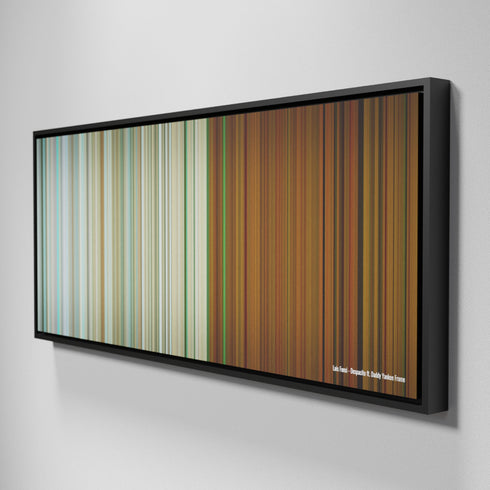 Side view of Framed Buff's of Luis Fonsi - Despacito ft. Daddy Yankee Frome on the wall