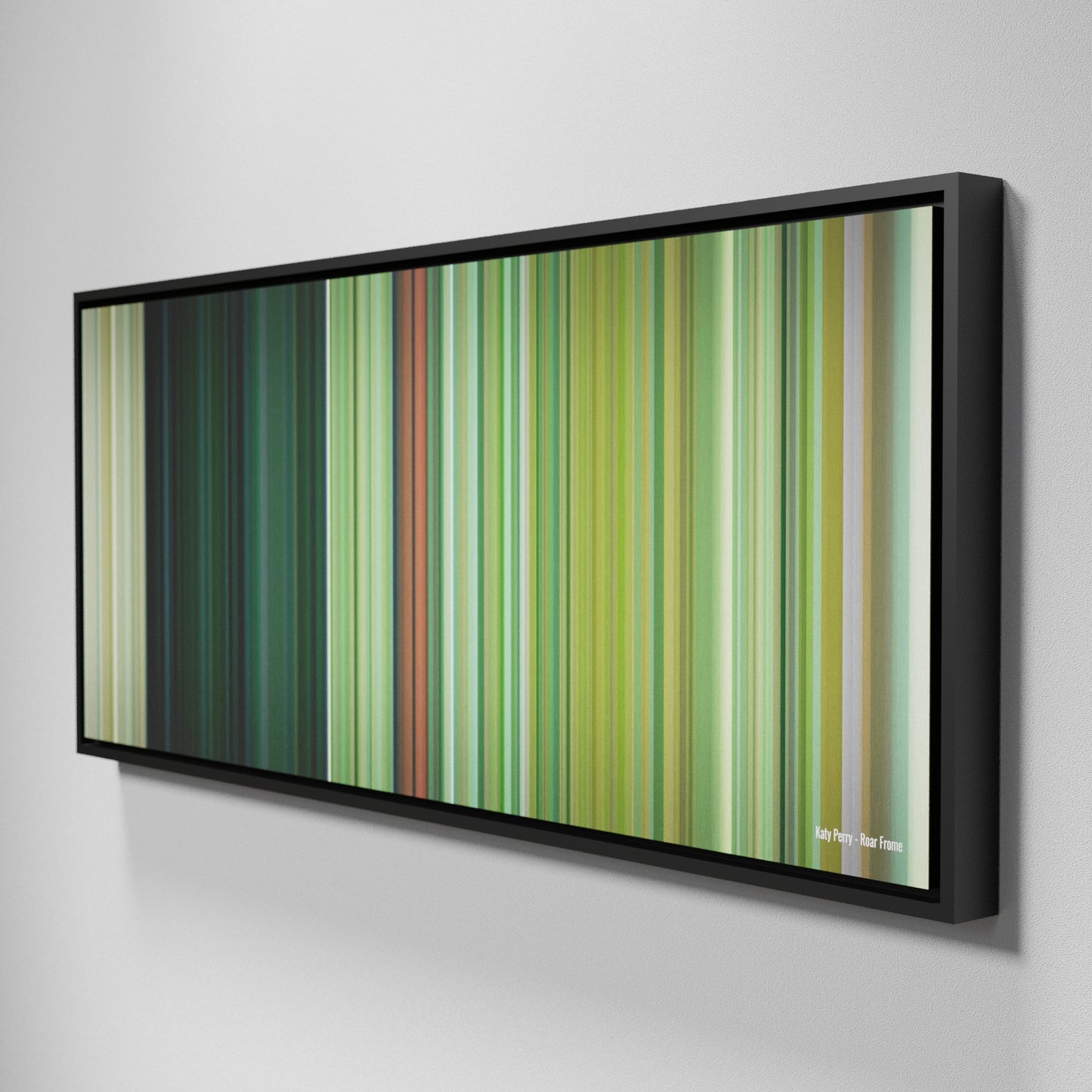 Side view of Framed Buff's of Katy Perry - Roar Frome on the wall