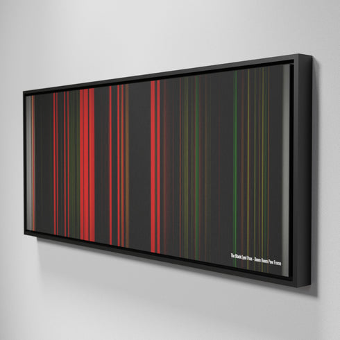 Side view of Framed Buff's of The Black Eyed Peas - Boom Boom Pow Frome on the wall