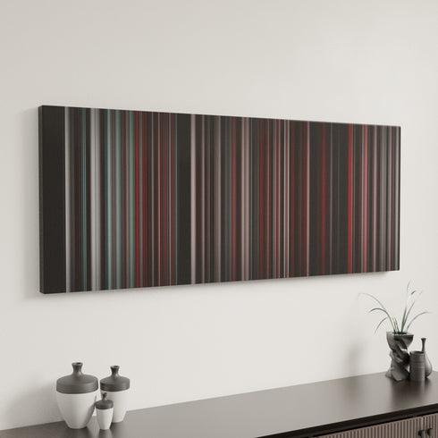 Minimal interior design with The White Stripes - Seven Nation Army Frome on the wall