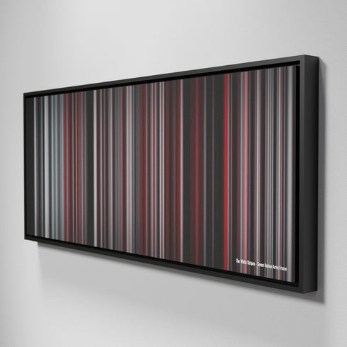 Side view of Framed Buff's of The White Stripes - Seven Nation Army Frome on the wall