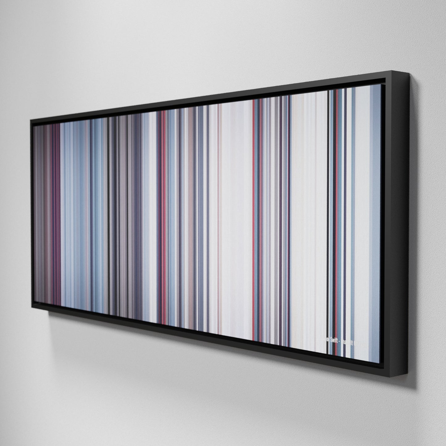 Side view of Framed Buff's of Taylor Swift - Shake It Off Frome on the wall