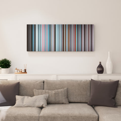 Living room interior with Post Malone - Rockstar ft. 21 Savage Frome on the wall