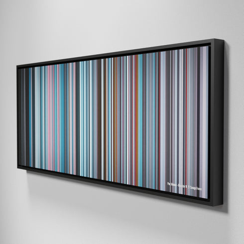 Side view of Framed Buff's of Post Malone - Rockstar ft. 21 Savage Frome on the wall