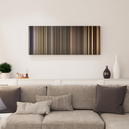 Living room interior with Toto - Africa Frome on the wall