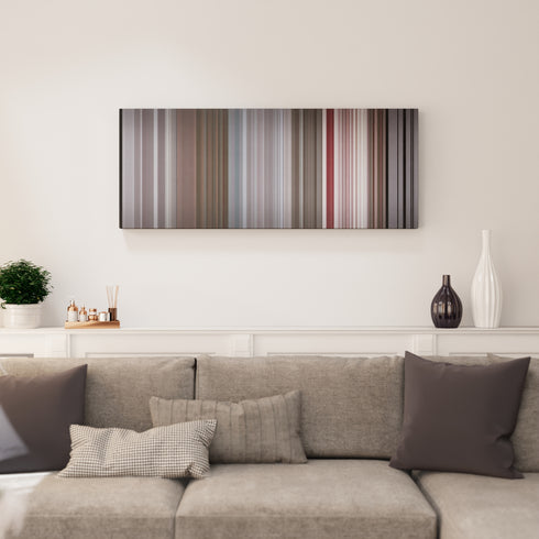 Living room interior with twenty one pilots - Stressed Out Frome on the wall