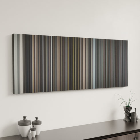 Minimal interior design with Linkin Park - Numb Frome on the wall