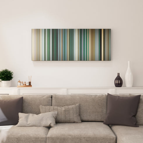 Living room interior with Tristtan - PUFFY Frome on the wall