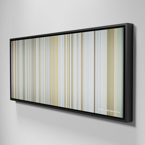 Side view of Framed Buff's of Sasha Prendes - Brooklyn Stripped Down Frome on the wall