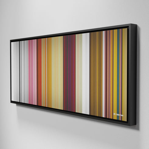 Side view of Framed Buff's of BTS - Butter Frome on the wall