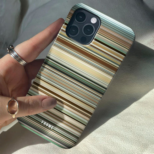 into the wild Frome phone case when holding in hands