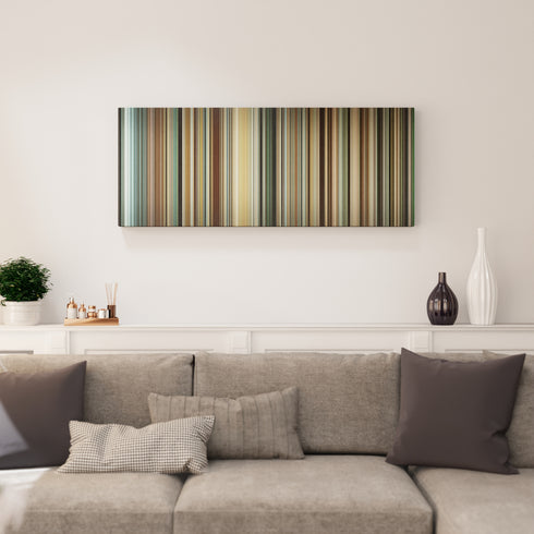 Into The Wild canvas print in living room - film wall decor