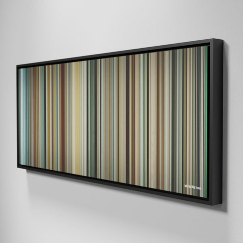 Side view of Framed Buff's of Into-The-Wild Frome on the wall