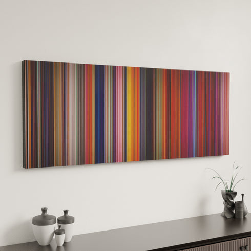 Cloudy With A Chance Of Meatballs canvas art in modern interior - movie color palette