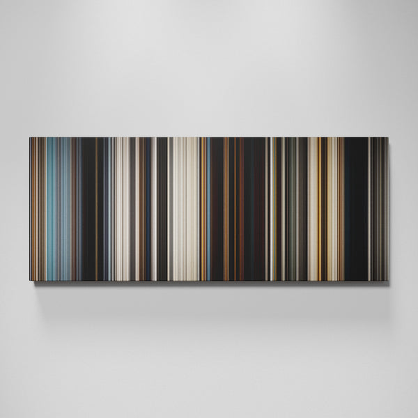 Dune: Part One movie canvas wall art - color palette print