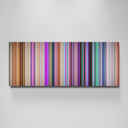 The Mitchells vs the Machines movie canvas wall art - color palette print