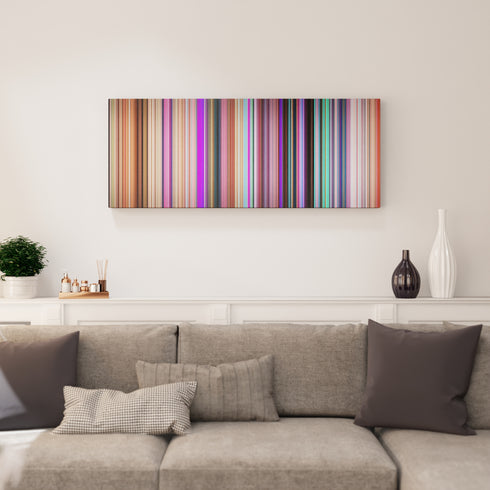 The Mitchells vs the Machines canvas print in living room - film wall decor