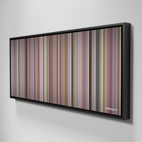 Side view of Framed Buff's of The-Florida-Project Frome on the wall