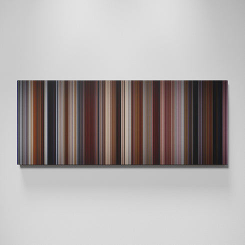 Ghost movie canvas wall art - color palette print