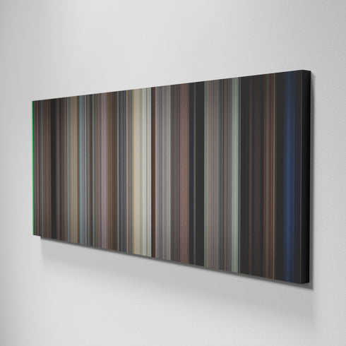 Side view of Basic of North-by-Northwest Frome on the wall