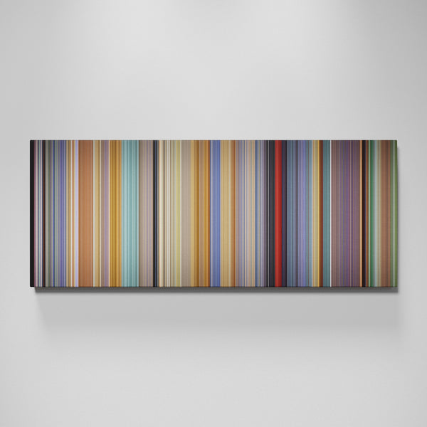 A Scanner Darkly movie canvas wall art - color palette print