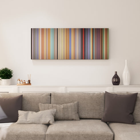 A Scanner Darkly canvas print in living room - film wall decor