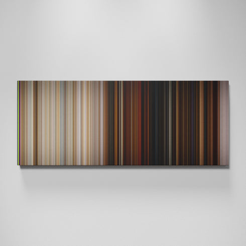 Superbad movie canvas wall art - color palette print