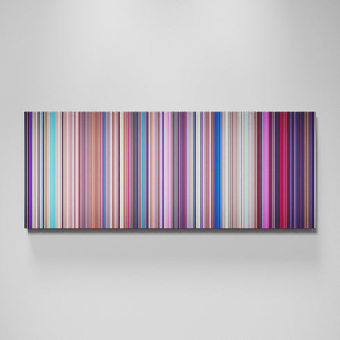 Sing movie canvas wall art - color palette print